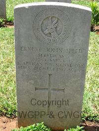 Dar Es Salaam War Cemetery - Speed, Ernest John